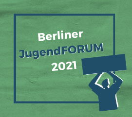 Logo: Berliner jugendFORUM 2021