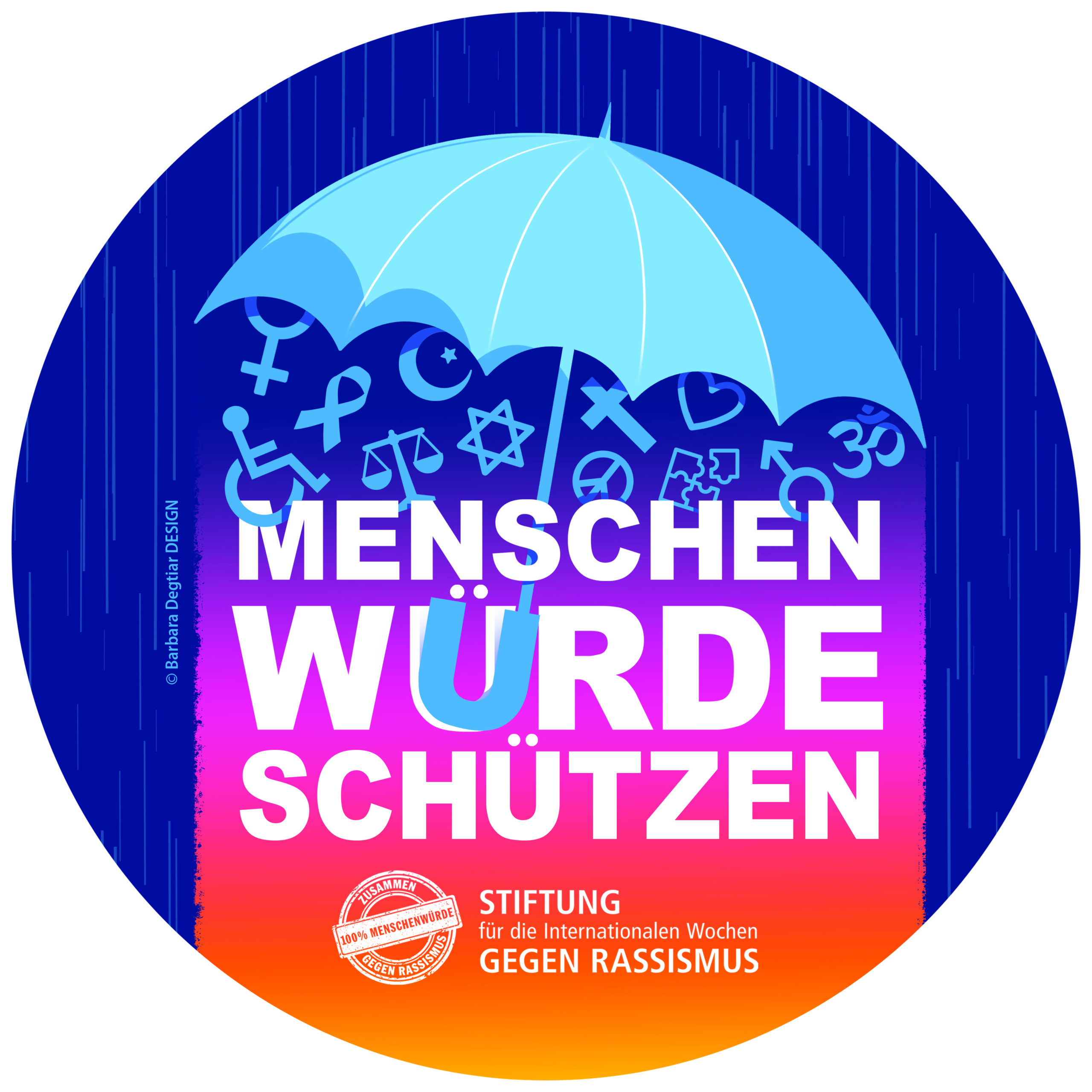 Logo der Aktionswochen gegen Rassismus 2025